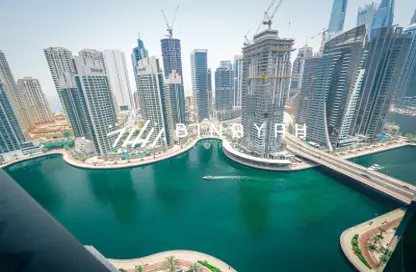 Apartment - 2 Bedrooms - 2 Bathrooms for rent in Time Place Tower - Dubai Marina - Dubai