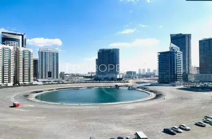 Apartment - 1 Bedroom - 2 Bathrooms for rent in Hub Canal 2 - Hub-Golf Towers - Dubai Sports City - Dubai