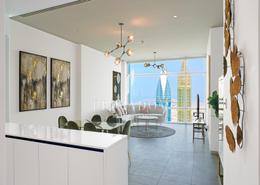 صورةغرفة المعيشة لـ: شقة - 2 غرف نوم - 3 حمامات للكراء في برج إندكس - مركز دبي المالي العالمي - دبي, صورة 1