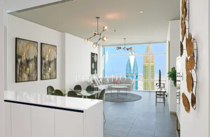 صورة لـ غرفة المعيشة شقة - 2 غرف نوم - 3 حمامات للايجار في برج إندكس - مركز دبي المالي العالمي - دبي ، صورة رقم 1