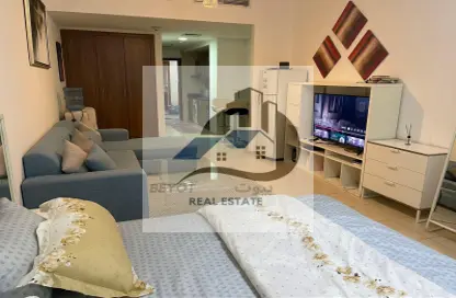 Apartment - Studio - 2 Bathrooms for rent in Ajman One Towers - Al Sawan - Ajman