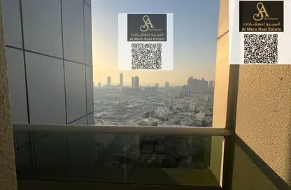 Apartment - 2 Bedrooms - 2 Bathrooms for rent in Orient Tower 1 - Orient Towers - Al Bustan - Ajman