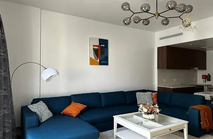 Living Room image for: Apartment - 1 Bedroom - 1 Bathroom for rent in La Cote Building 3 - Jumeirah 1 - Jumeirah - Dubai, Image 1