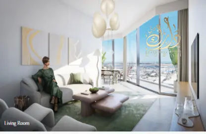 Living Room image for: Apartment - 3 Bedrooms - 5 Bathrooms for sale in Eleve by Deyaar - Jebel Ali - Dubai, Image 1
