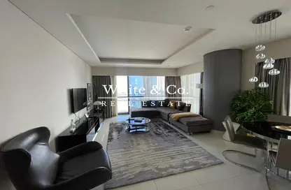 Living Room image for: Apartment - 2 Bedrooms - 3 Bathrooms for rent in Tower B - DAMAC Towers by Paramount - Business Bay - Dubai, Image 1
