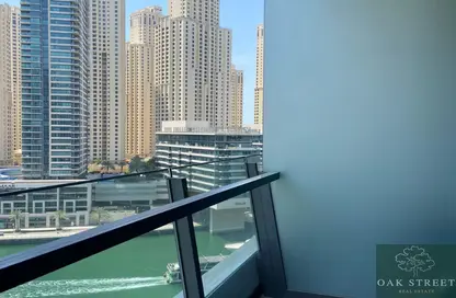 شقة - 1 حمام للايجار في B برج سيلفرين - سيلفيرين - دبي مارينا - دبي