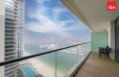 Apartment - 1 Bedroom - 1 Bathroom for rent in Marina Vista - EMAAR Beachfront - Dubai Harbour - Dubai