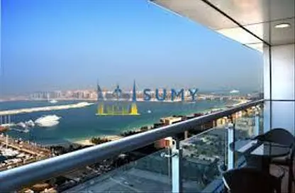 Balcony image for: Apartment - 2 Bedrooms - 3 Bathrooms for rent in Princess Tower - Dubai Marina - Dubai, Image 1