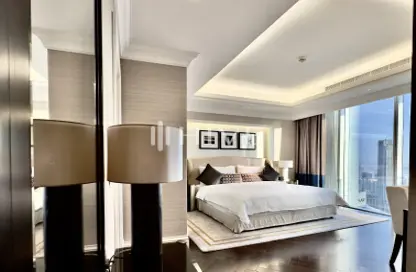 Room / Bedroom image for: Apartment - 3 Bedrooms - 5 Bathrooms for rent in Kempinski BLVD - Downtown Dubai - Dubai, Image 1