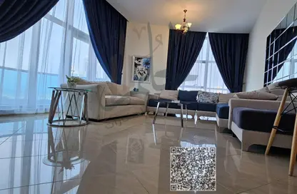 Apartment - 2 Bedrooms - 2 Bathrooms for rent in Corniche Tower - Ajman Corniche Road - Ajman