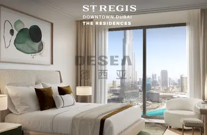 Apartment - 1 Bedroom - 1 Bathroom for sale in St Regis The Residences - Burj Khalifa Area - Downtown Dubai - Dubai