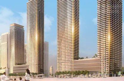 شقة - غرفة نوم - 2 حمامات للبيع في برج Seapoint 2 - سي بوينت - إعمار بيتشفرونت - دبي هاربور - دبي