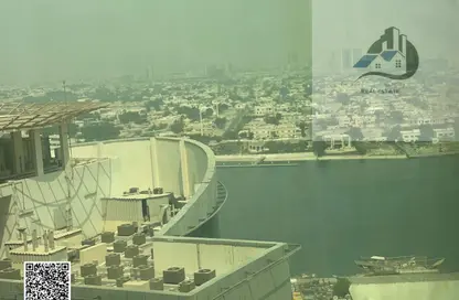 شقة - غرفة نوم - 2 حمامات للايجار في أورينت تاور 1 - أورينت تاور - البستان - عجمان