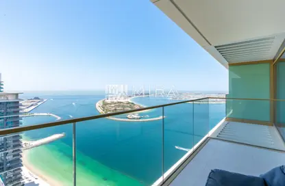 Apartment - 1 Bedroom - 1 Bathroom for sale in Grand Bleu Tower 2 - EMAAR Beachfront - Dubai Harbour - Dubai
