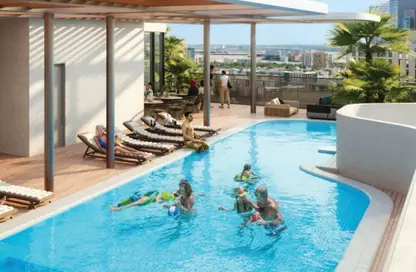 Apartment - 2 Bedrooms - 5 Bathrooms for sale in Azha Millennium Residences - Jumeirah Village Triangle - Dubai