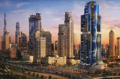 شقة - غرفة نوم - 2 حمامات للبيع في برج الحبتور التجاري - دبي مارينا - دبي