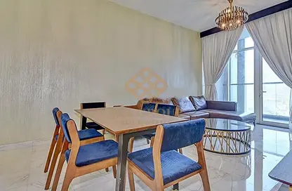 Living / Dining Room image for: Apartment - 3 Bedrooms - 2 Bathrooms for rent in Bayz by Danube - Business Bay - Dubai, Image 1
