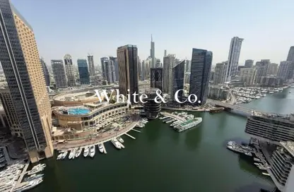 شقة - غرفة نوم - 2 حمامات للايجار في باي سنترال غرب - باي سنترال - دبي مارينا - دبي