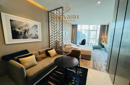 Apartment - Studio - 1 Bathroom for rent in PRIVE BY DAMAC (B) - DAMAC Maison Privé - Business Bay - Dubai