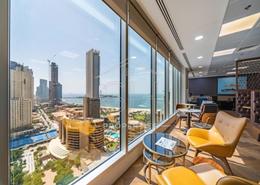 Balcony image for: Office Space - 1 bathroom for rent in Al Habtoor Business Tower - Dubai Marina - Dubai, Image 1