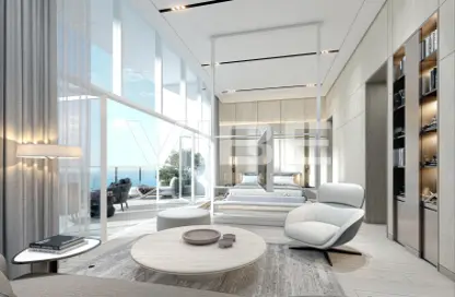 Living Room image for: Apartment - 4 Bedrooms - 4 Bathrooms for sale in Cape Hayat - Mina Al Arab - Ras Al Khaimah, Image 1