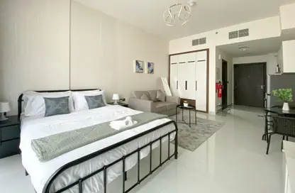 صورة لـ غرفة- غرفة النوم شقة - 1 حمام للايجار في إيلز من دانوب - ارجان - دبي ، صورة رقم 1