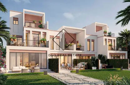 Townhouse - 4 Bedrooms - 4 Bathrooms for sale in Costa Brava 2 - Costa Brava at DAMAC Lagoons - Damac Lagoons - Dubai