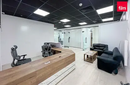 Office Space - Studio - 2 Bathrooms for rent in Grosvenor Office Tower - Business Bay - Dubai