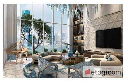 Apartment - Studio - 1 Bathroom for sale in Chic Tower - Business Bay - Dubai