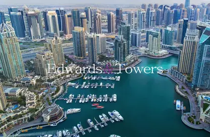 Apartment - 3 Bedrooms - 4 Bathrooms for sale in Marina Shores - Dubai Marina - Dubai