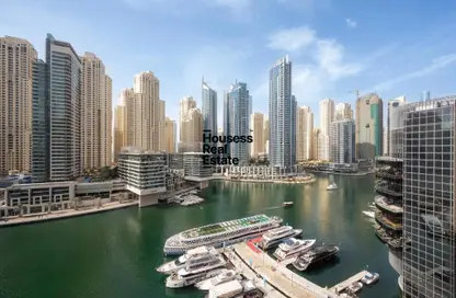 Apartment - 1 Bedroom - 2 Bathrooms for rent in Silverene Tower B - Silverene - Dubai Marina - Dubai