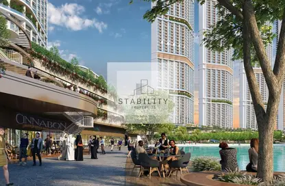Apartment - 1 Bedroom - 1 Bathroom for sale in 320 Riverside Crescent - Sobha Hartland II - Bukadra - Dubai