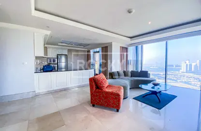 Living Room image for: Penthouse - 1 Bedroom - 2 Bathrooms for rent in Murjan 4 - Murjan - Jumeirah Beach Residence - Dubai, Image 1