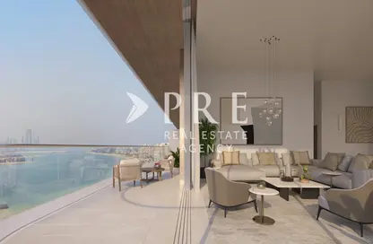 Apartment - 4 Bedrooms - 4 Bathrooms for sale in Serenia Living Tower 2 - Serenia Living - Palm Jumeirah - Dubai