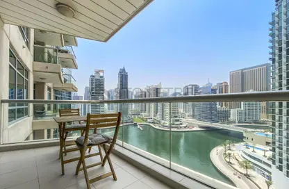 Apartment - 1 Bedroom - 2 Bathrooms for rent in Sanibel Tower - Park Island - Dubai Marina - Dubai