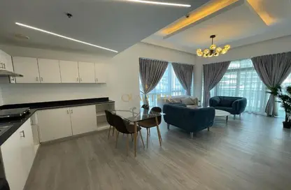 Living / Dining Room image for: Apartment - 1 Bedroom - 1 Bathroom for rent in Boutique 7 - Barsha Heights (Tecom) - Dubai, Image 1