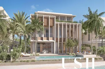 Outdoor House image for: Villa - 6 Bedrooms - 7 Bathrooms for sale in The Beach Collection Villas - Palm Jebel Ali - Dubai, Image 1