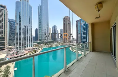 Apartment - 1 Bedroom - 2 Bathrooms for rent in Lake View Tower - JLT Cluster B - Jumeirah Lake Towers - Dubai