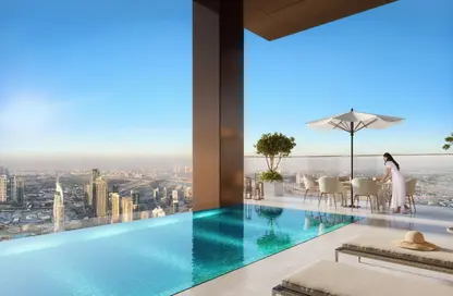 Apartment - 2 Bedrooms - 3 Bathrooms for sale in Sky Royal Residences - Business Bay - Dubai