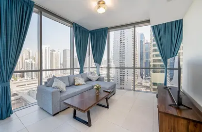 Apartment - 1 Bedroom - 2 Bathrooms for rent in Indigo Tower - JLT Cluster D - Jumeirah Lake Towers - Dubai