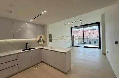 Kitchen image for: Apartment - 1 Bedroom - 2 Bathrooms for rent in Binghatti Crescent - Jumeirah Village Circle - Dubai, Image 1