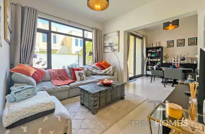 Living / Dining Room image for: Townhouse - 4 Bedrooms - 5 Bathrooms for sale in Mira Oasis 1 - Mira Oasis - Reem - Dubai, Image 1