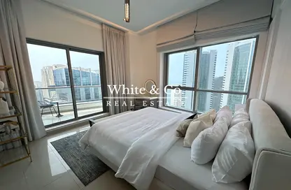 Room / Bedroom image for: Apartment - 2 Bedrooms - 2 Bathrooms for rent in Bay Central East - Bay Central - Dubai Marina - Dubai, Image 1