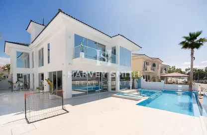 Villa - 5 Bedrooms - 6 Bathrooms for rent in Garden Homes Frond F - Garden Homes - Palm Jumeirah - Dubai