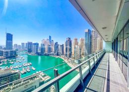 Pool image for: Apartment - 3 bedrooms - 4 bathrooms for sale in Silverene Tower A - Silverene - Dubai Marina - Dubai, Image 1