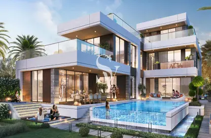 Pool image for: Villa - 6 Bedrooms - 7 Bathrooms for sale in Morocco by Damac - Damac Lagoons - Dubai, Image 1