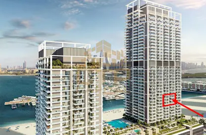 Apartment - 1 Bedroom - 1 Bathroom for sale in Beach Mansion - EMAAR Beachfront - Dubai Harbour - Dubai