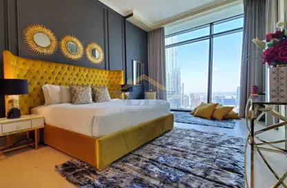 Apartment - 3 Bedrooms - 4 Bathrooms for rent in Burj Vista 1 - Burj Vista - Downtown Dubai - Dubai