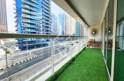 Apartment - 1 Bedroom - 2 Bathrooms for rent in Marina View Tower B - Marina View - Dubai Marina - Dubai