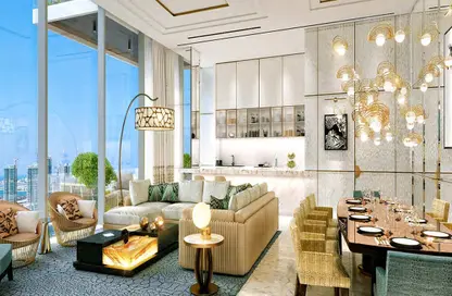 Apartment - 3 Bedrooms - 4 Bathrooms for sale in Cavalli Tower - Dubai Marina - Dubai